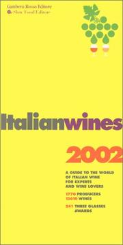 Cover of: Italian Wines 2002 by 