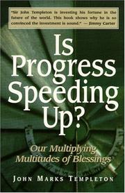 Cover of: Is progress speeding up? by Templeton, John