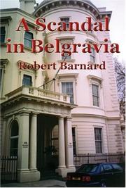Cover of: A scandal in Belgravia by Robert Barnard