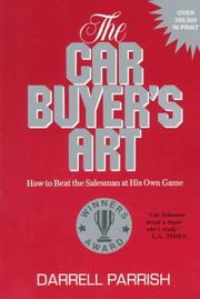 The car buyer's art by Darrell Parrish