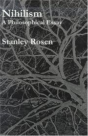 Cover of: Nihilism by Stanley Rosen