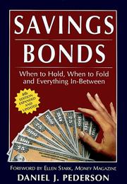 Savings bonds by Daniel J. Pederson