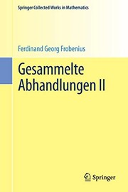 Cover of: Gesammelte Abhandlungen II