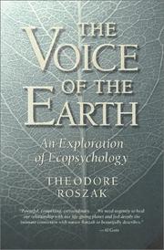 Cover of: The Voice of the Earth by Theodore Roszak