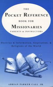 Cover of: The Pocket Reference Book For Missionaries, Parents, and Instructors