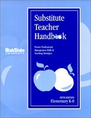 Cover of: Substitute Teacher Handbook K-8