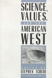 Cover of: Science, values, and the American West