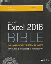 Cover of: Microsoft Excel 2016 Bible