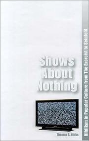 Cover of: Shows About Nothing by Thomas S. Hibbs