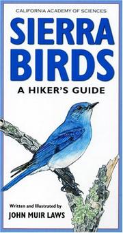 Cover of: Sierra Birds: A Hiker's Guide