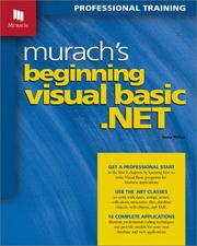 Cover of: Murach's Visual Basic .NET