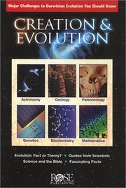 Cover of: Creation and Evolution: Clear Reasons to Doubt Darwinian Evolution (pamphlet) (Clear Reasons to Doubt Darwinian Evolution)