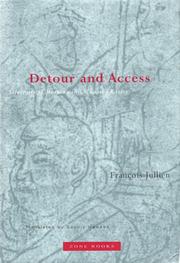 Cover of: Detour and access by François Jullien