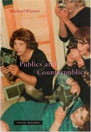 Cover of: Publics and Counterpublics