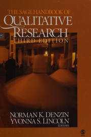 Cover of: The SAGE handbook of qualitative research