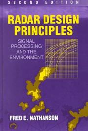 Cover of: Radar Design Principles