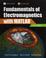 Cover of: Fundamentals of Electomagnetics with MatlabÂ®, Second Edition