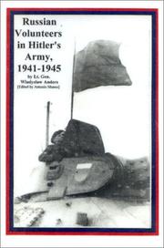 Cover of: Russian Volunteers in Hitler's Army, 1941-1945