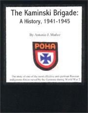 Cover of: The Kaminski Brigade: A History, 1941-1945