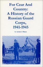 Cover of: For Czar & Country: A History of the Russian Guard Corps, 1941-1945