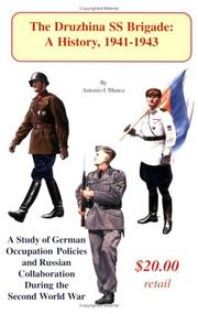 Cover of: The Druzhina SS Brigade by Antonio J. Munoz