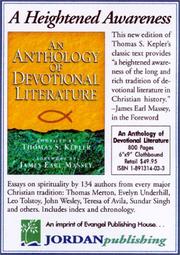 Cover of: An Anthology of Devotional Literature