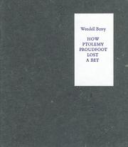 Cover of: How Ptolemy Proudfoot Lost A Bet