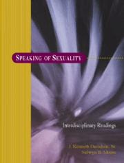 Cover of: Speaking of Sexuality  by J. Kenneth Davidson