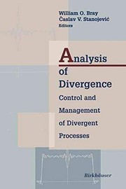 Cover of: Analysis of Divergence: Control and Management of Divergent Processes