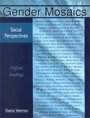 Cover of: Gender Mosaics: Social Perspectives (Original Readings)