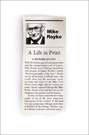 Cover of: Royko by F. Richard Ciccone