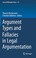 Cover of: Argument Types and Fallacies in Legal Argumentation