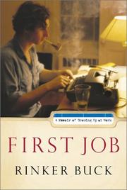 Cover of: First Job: A Memoir of Growing Up at Work