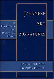 Cover of: Japanese Art Signatures: A Handbook and Practical Guide