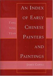 Cover of: Index of Early Chinese Painters & Paintings by James Cahill