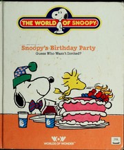 Cover of: Snoopy's Birthday Party (World of Snoopy)