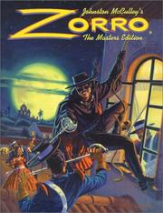 Cover of: Johnston McCulley's Zorro: the masters edition.