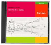 Cover of: Opticks by John Conduitt, Nicholas Humez