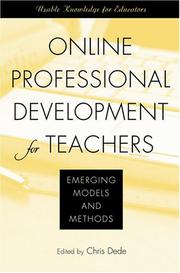 Cover of: Online Professional Development for Teachers by Christopher Dede