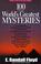 Cover of: 100 of the World's Greatest Mysteries