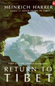 Cover of: Return to Tibet by Heinrich Harrer