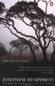 Cover of: Dreams of Sleep (Contemporary American Fiction) by Josephine Humphreys