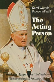 Cover of: The Acting Person