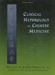 Cover of: Clinical Nephrology In Chinese Medicine