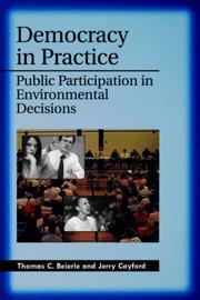 Cover of: Democracy in Practice: Public Participation in Environmental Decisions (RFF Press)