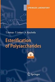 Cover of: Esterification of Polysaccharides