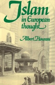 Cover of: Islam in European Thought by Albert Hourani