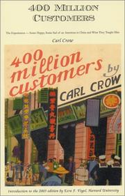 Four hundred million customers by Carl Crow