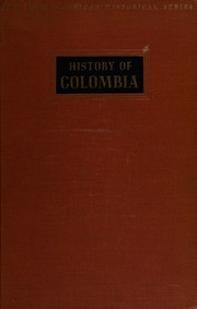 Cover of: History of Colombia