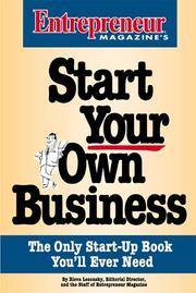 Cover of: Entrepreneur magazine's start your own business by by Rieva Lesonsky, editorial director, and the staff of Entrepreneur magazine.